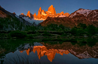 Reflection of Fitz Roy Massif at first light - DSC07576K