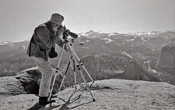 Ansel Adams at Glacier Point in 1968: A.Adams 18