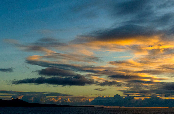 Sunset in the Galapagos Islands, Ecuador : P1010243