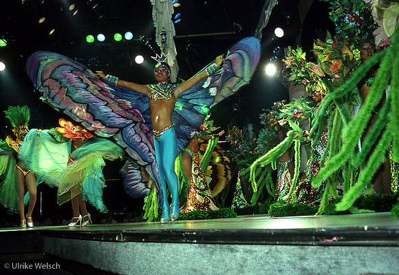 Dancer at PLATA FORMA, a Samba Club, during Carneval in Rio de Janeiro: BzF4_5