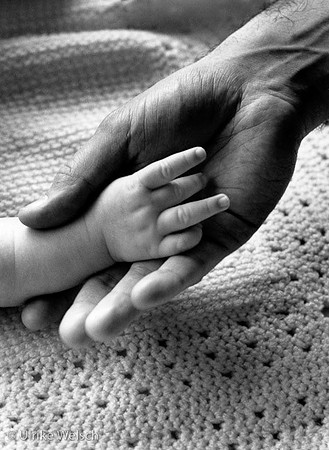 in Fathers Hand