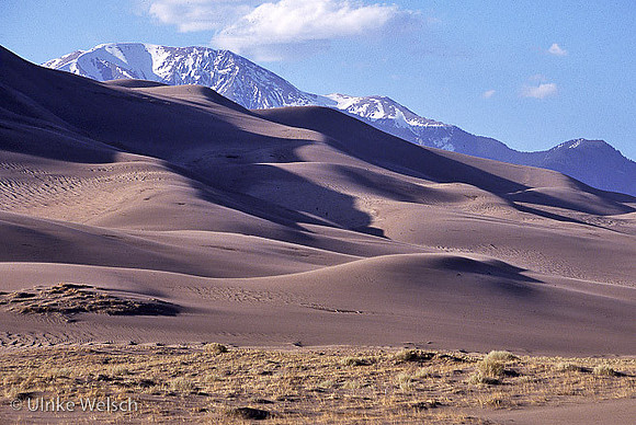 Great Sand Dunes with Sangre de Christo Mountains, Colorado : CLCo_2