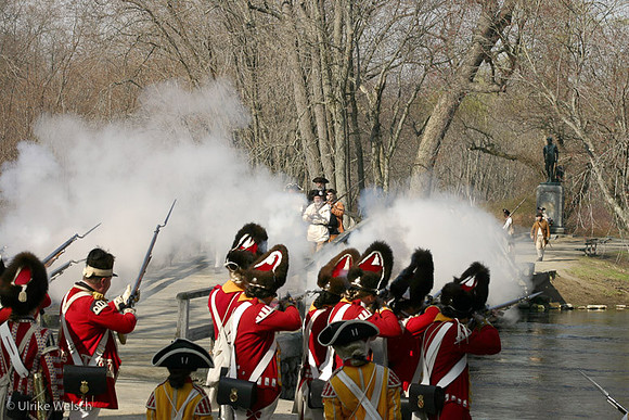 Re-enactment at Old North Bridge: 859_5969