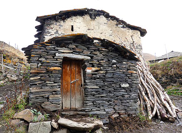 Cabin structure in Ushguli:   DSC06373