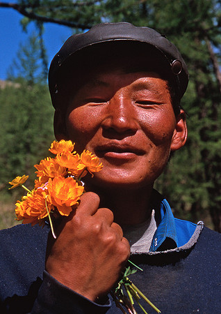 Mongolian Herder with Buttercups: MPgM.1-4