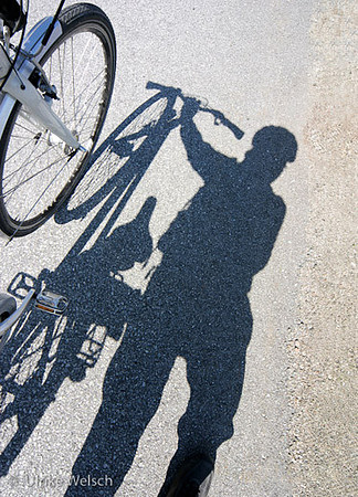 Shadow of Biker pushing up-hill: IMG_0322