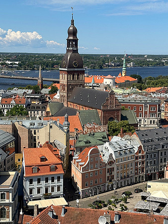 The Riga Dome with the city below: IMG_2065
